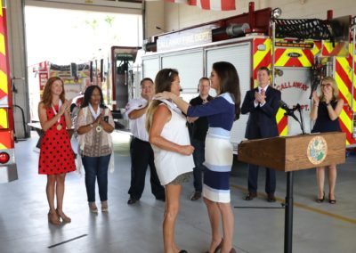 First Lady Casey DeSantis - Callaway Fire Department 6.26.19 Photo Credit: Governor’s Press Office