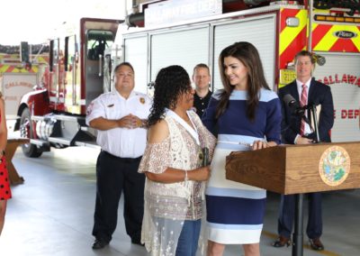 First Lady Casey DeSantis - Callaway Fire Department 6.26.19 Photo Credit: Governor’s Press Office