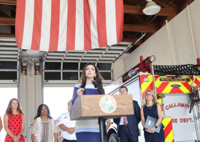 First Lady Casey DeSantis - Callaway Fire Department 6.26.19 Photo Credit: Governor’s Press Office