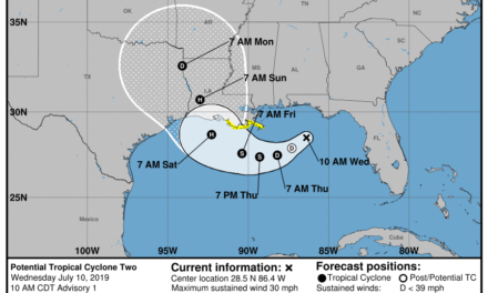 Potential Cyclone Two advisory issued for Gulf of Mexico low