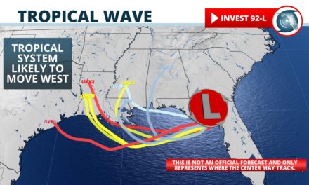 Developing Tropical System Most Likely To Stay West of Florida