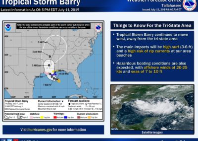 Tallahassee NWS Barry_7_11_19