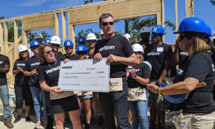 Verizon Donates $1,000,000 to Habitat for Humanity to support Hurricane Michael Recovery