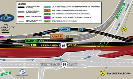 23rd Street Flyover Westbound HWY 98 Traffic Pattern Change