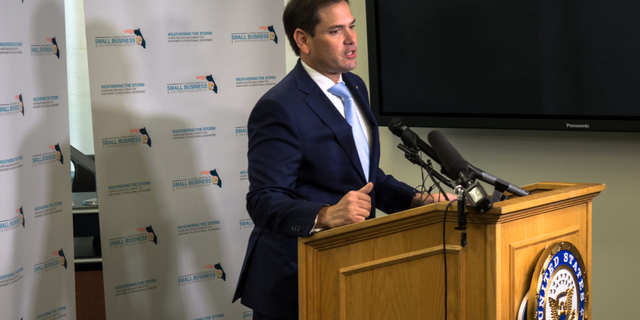 Senator Marco Rubio Post Hearing on Hurricane Michael’s Lingering Effects on Northwest Florida’s Small Businesses Interview
