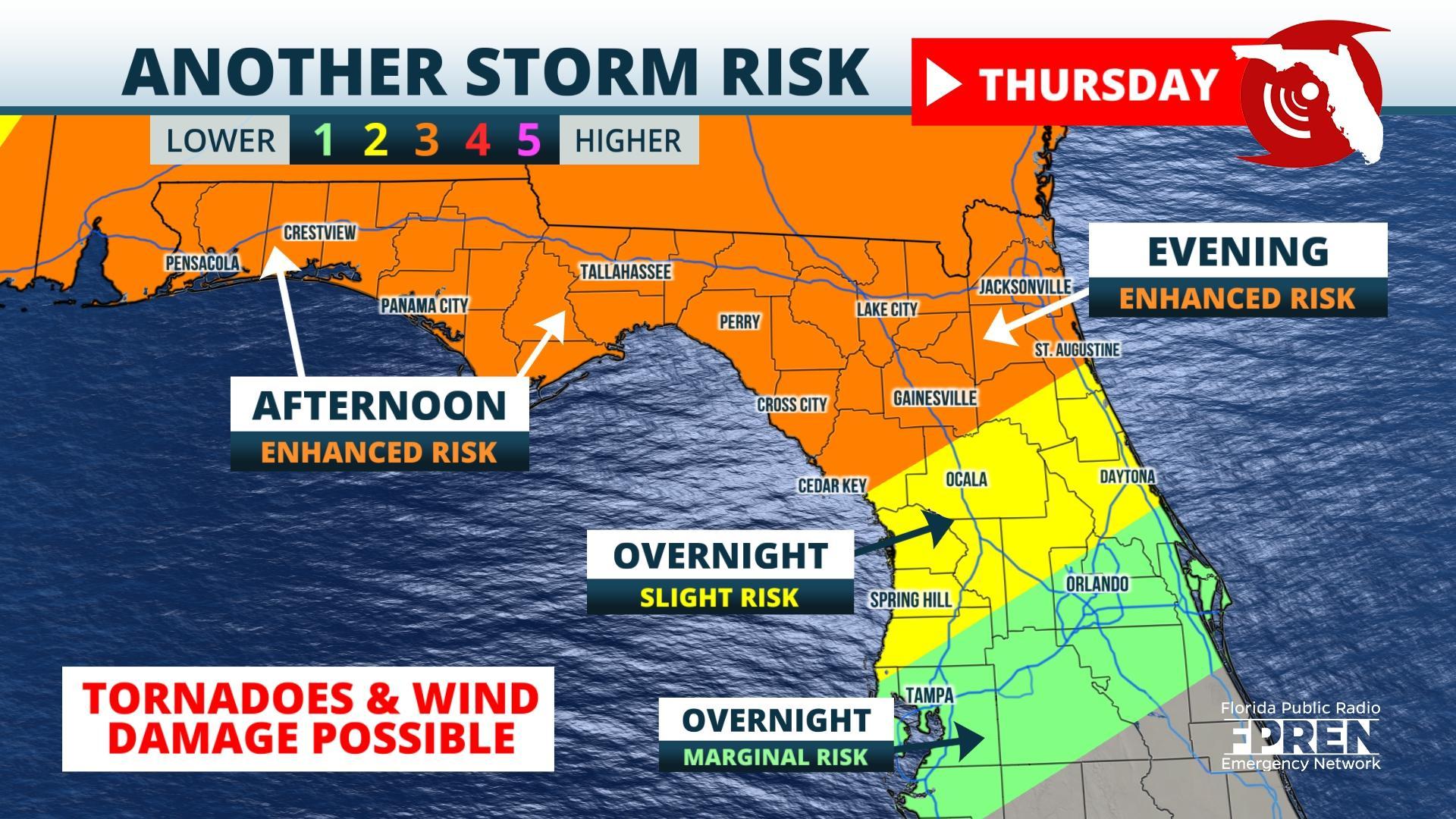 Another Tornado Threat is on the Way to Parts of Florida WKGC Public