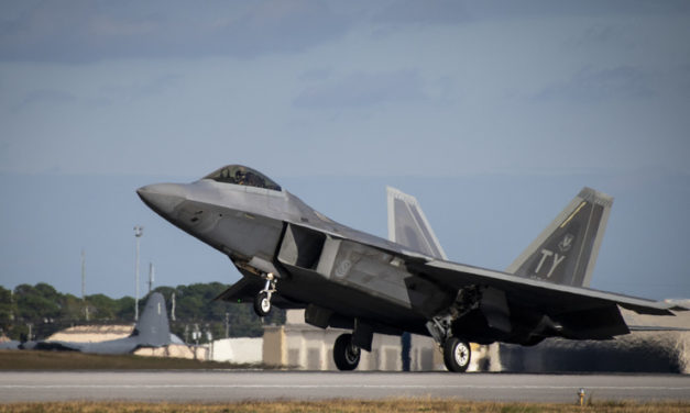 F-22 Crashes On Eglin Air Force Base Range During Training Mission