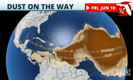 Saharan Dust is on the Way to Florida Next Week