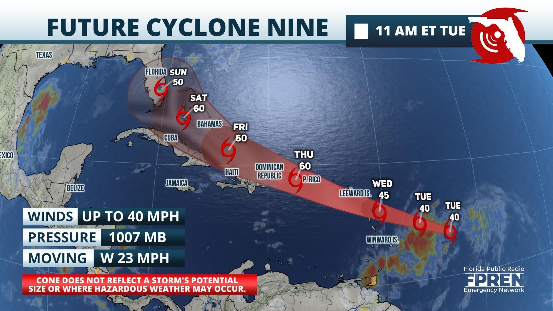 A Tropical Storm Could Impact Florida by the Weekend but Uncertainty