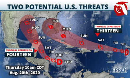 Two Tropical Depressions Form and Forecast to Strengthen