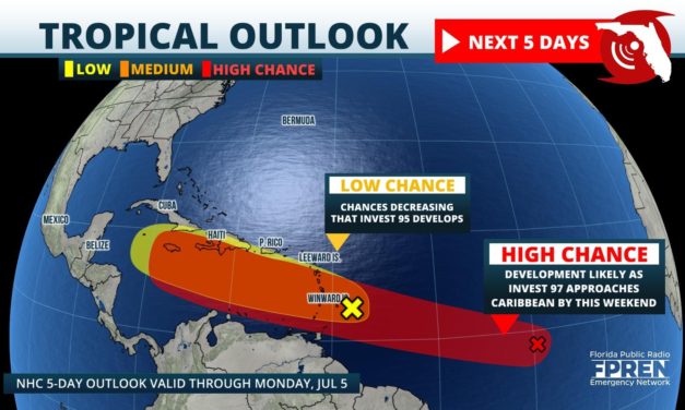 Strong Tropical Wave Likely To Develop In The Caribbean This Weekend