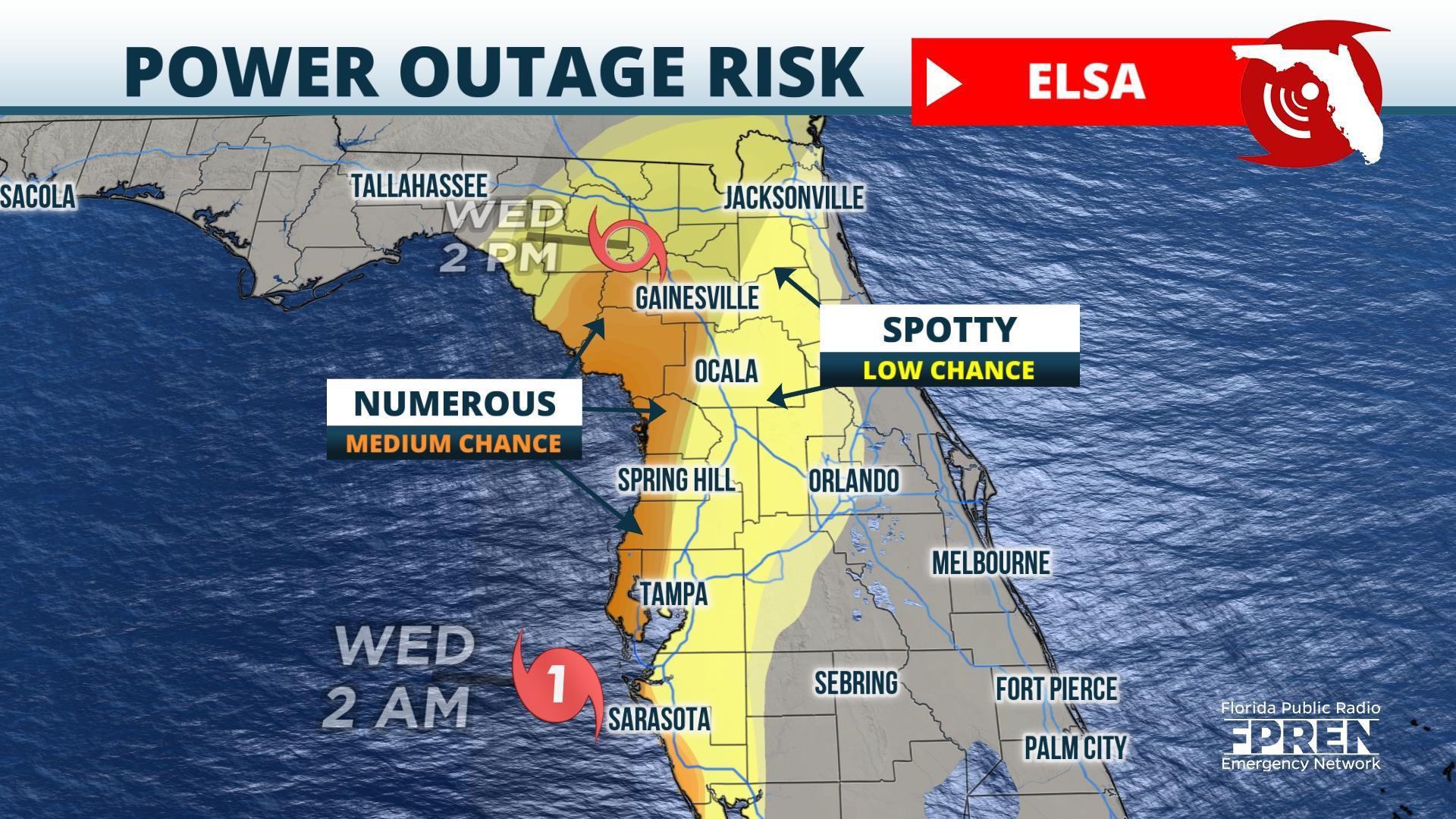 Power Outage Risk Elsa 8pm 7_6_21