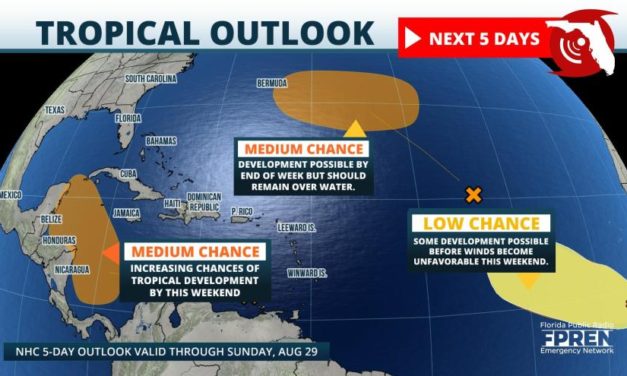 Caribbean, Tropical Atlantic Being Monitored For Tropical Development Late This Week