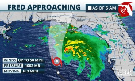 Tropical Storm Fred To Make Landfall In Florida Panhandle Monday Afternoon