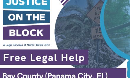Free Justice on the Block Legal Clinic at the Bay County Public Library