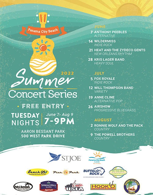Panama City Beach Summer Concert Series Kicks Off for 2022