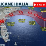 Category 3 Major Hurricane Idalia Makes Landfall Along Big Bend Coast of Florida