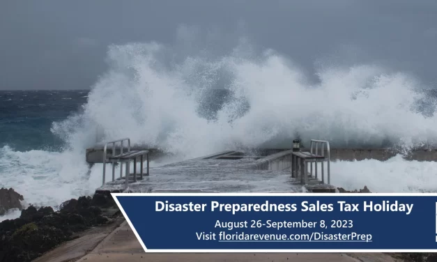 Second Disaster Preparedness Sales Tax Holiday Kicks Off