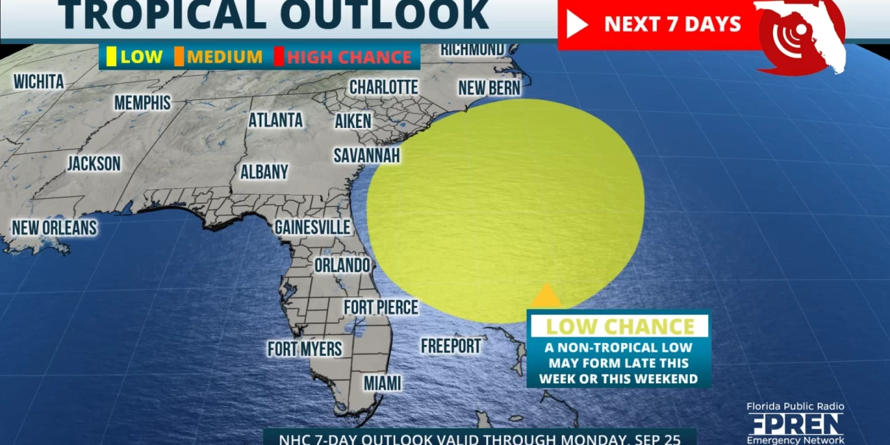 A Tropical System May Impact Florida this Weekend