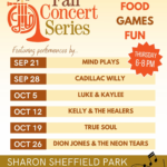 Groovin’ in the Park: Fall Concerts Under the Stars