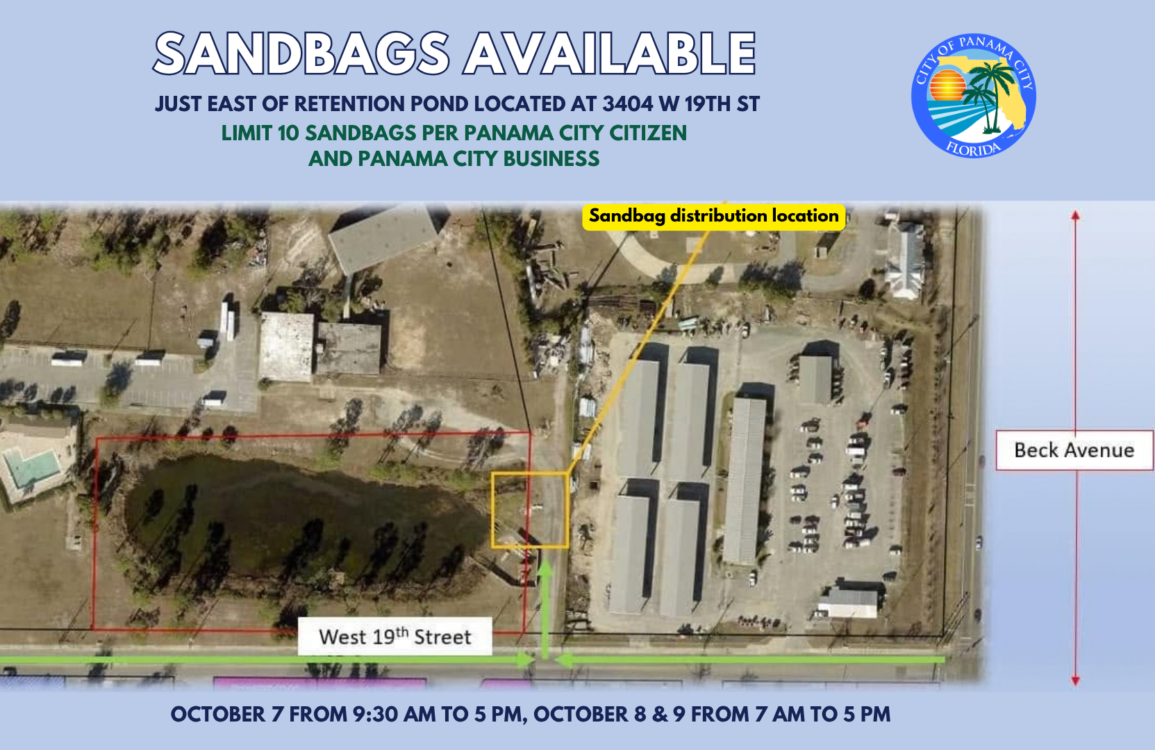 City of Panama City Tropical Storm Isaias preparedness update.
